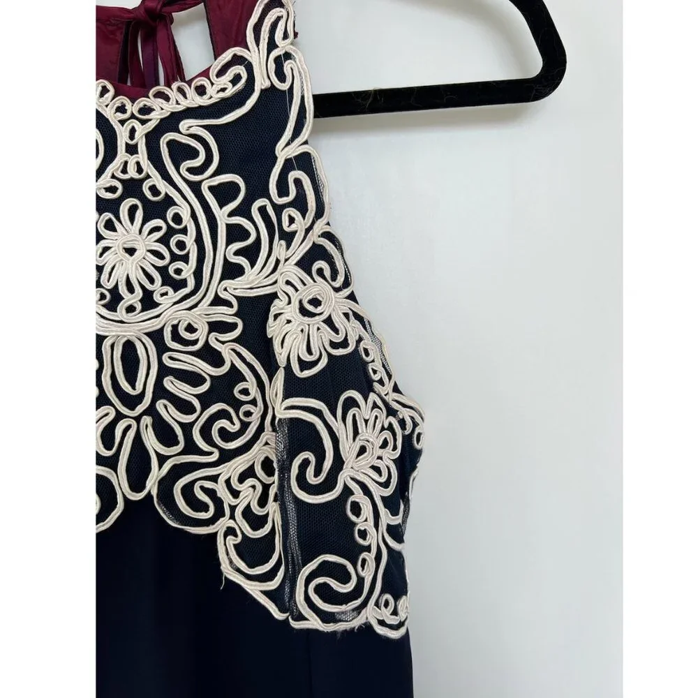 Vintage Navy Gown - Picture 4 of 16